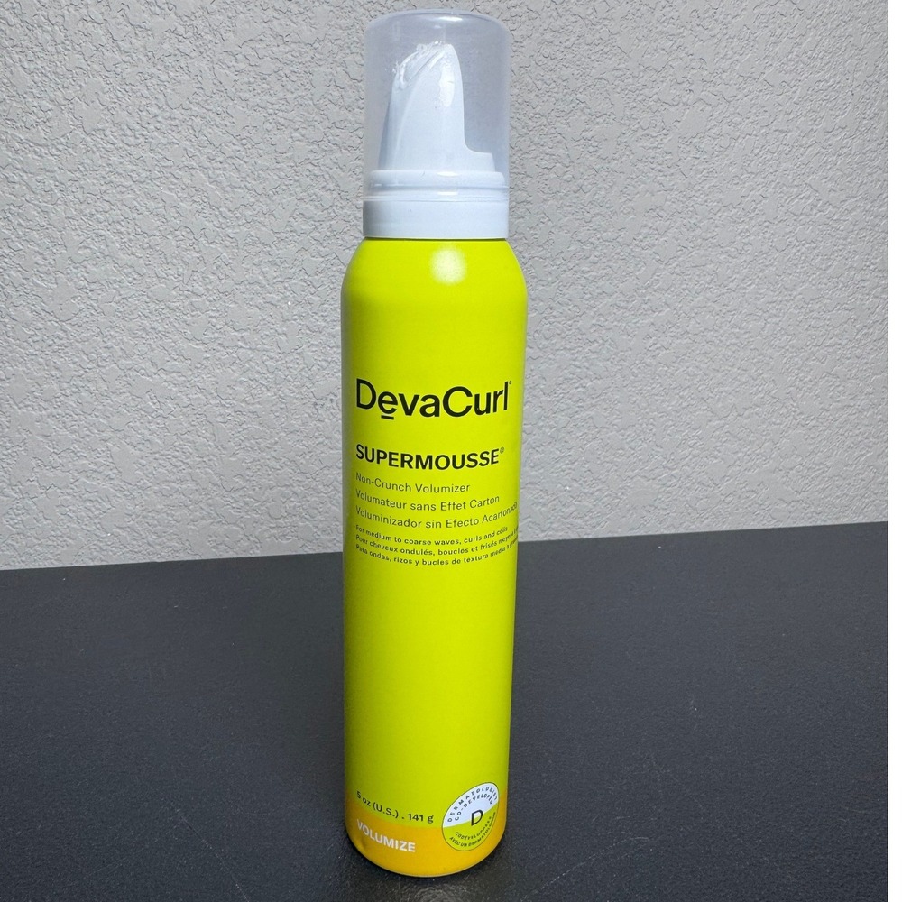 DevaCurl Supermousse Non-Crunch Volumizer 5oz Curly‎ Hair Volumizing Mousse